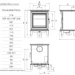 Stovax Chesterfield 5 Wide Multifuel