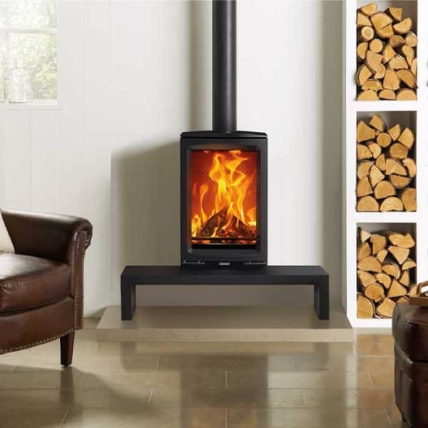 Stovax Vogue Midi Tall Freestanding Eco Woodburner