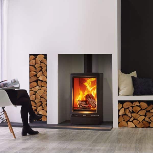 Stovax Vogue Midi Tall Freestanding Eco Woodburner