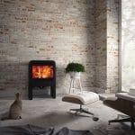 Dovre Rock 350 With Tablet Stand Freestanding Woodburner