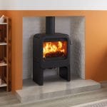 Dovre Rock 350 With Tablet Stand Freestanding Woodburner