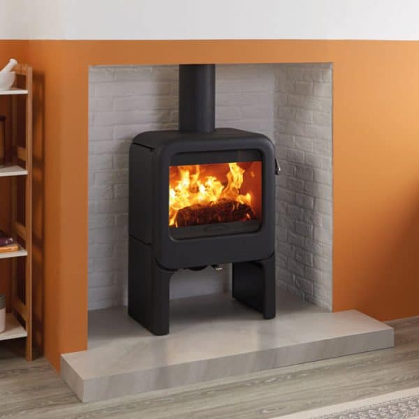 Dovre Rock 350 With Tablet Stand Freestanding Woodburner