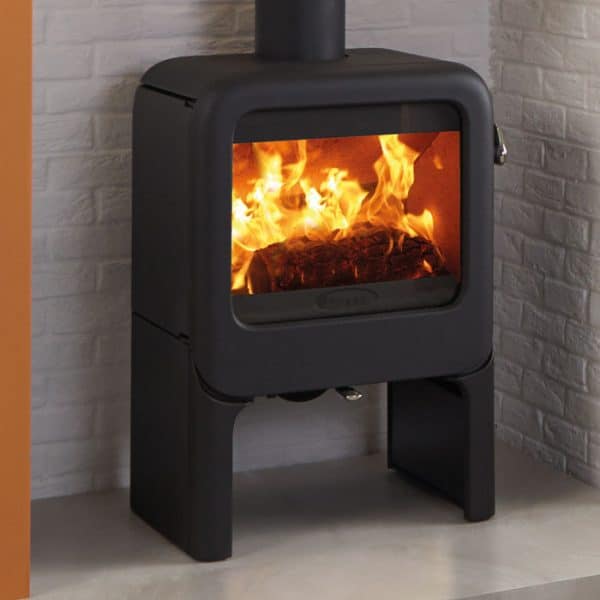 Dovre Rock 350 With Tablet Stand Freestanding Woodburner