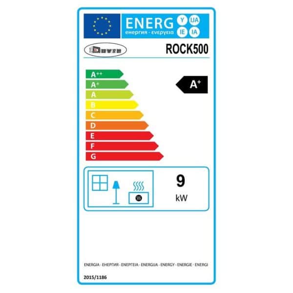 Dovre Rock 500 with Wood Box Woodburning Stove - Image 3