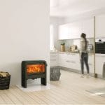 Dovre Rock 500 Woodburner With Tablet Stand