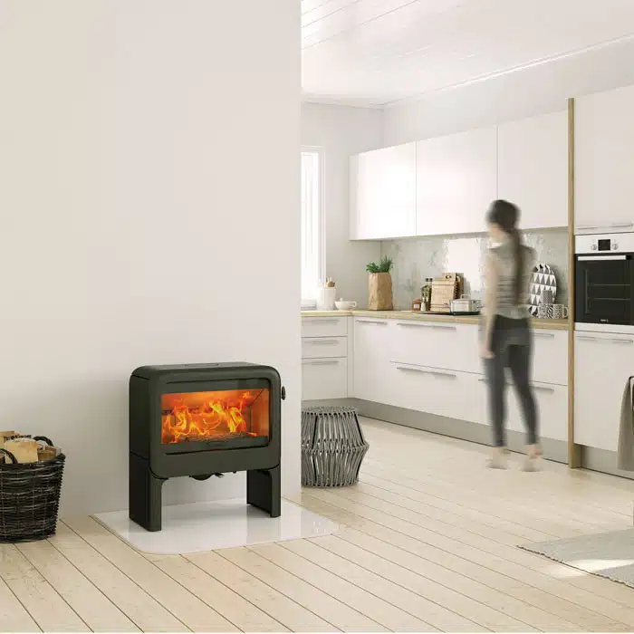 Dovre Rock 500 Woodburner With Tablet Stand