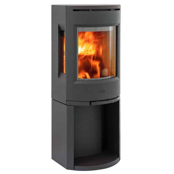 Jotul F135 Woodburner with Base And Side Windows