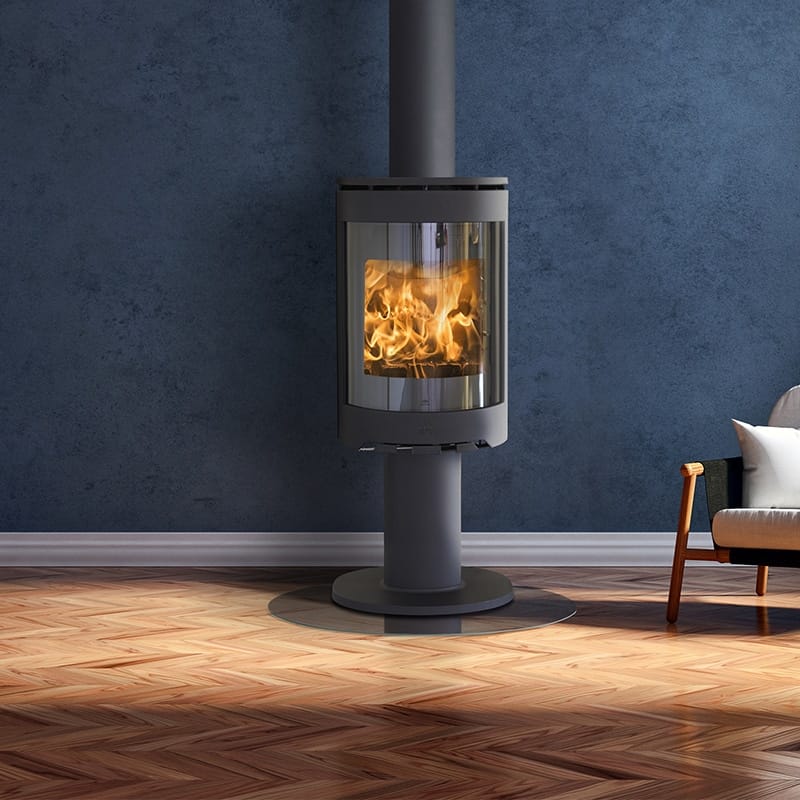 Jotul F483 Woodburner With Pedestal