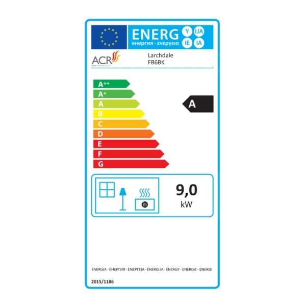 ACR Larchdale Woodburner Energy Label