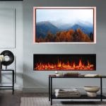 Gazco eStudio 135R Birch Fuel Effect