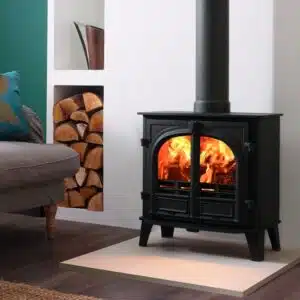 Stockton 5 Wide Multifuel Double Door