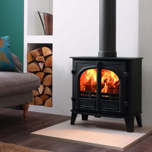 Stockton 5 Wide Multifuel Double Door