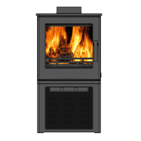 ACR Woodpecker WP4 Woodburner With Logstore