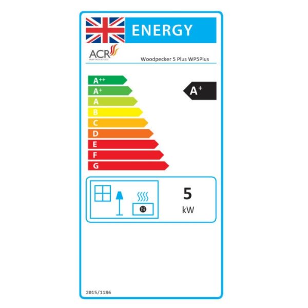 ACR Woodpecker WP5Plus Multifuel Energy Label
