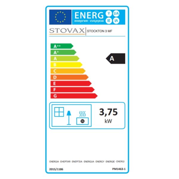 Stovax Stockton 3 Multifuel Energy Label