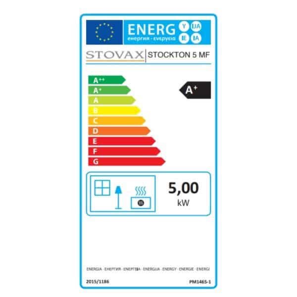 Stovax Stockton 5 Multifuel Energy Label