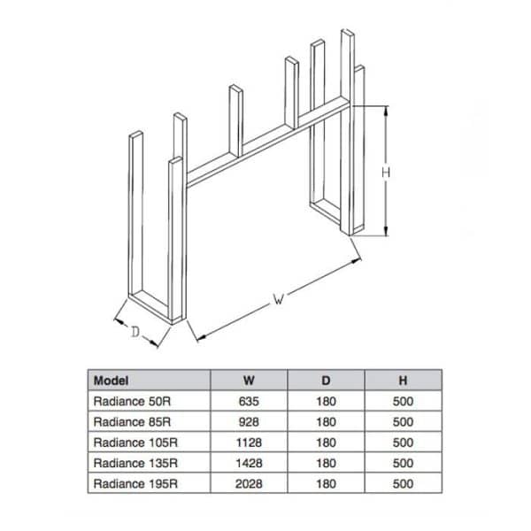 Gazco Radiance Inset 105R Electric