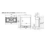 Gazco Reflex 75T-3 Balanced Flue GasLPG