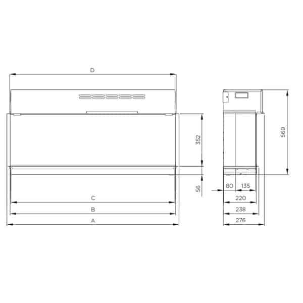 Gazco Vogue Midi Electric