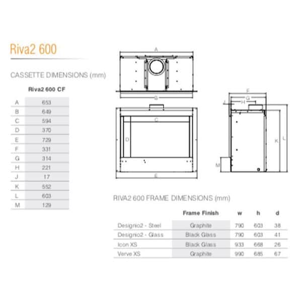 Gazco Riva2 600 Conventional Flue Gas/LPG - Image 6