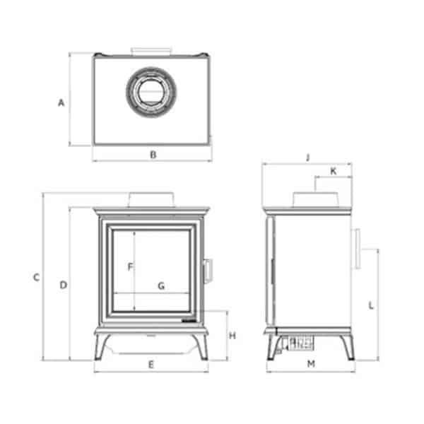 Gazco Sheraton 5 BalancedConventional Flue GasLPG
