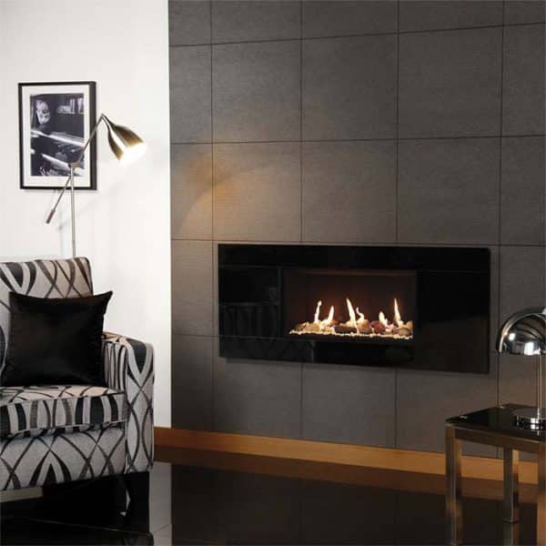 Gazco Studio 1 Glass Fronted Conventional Flue Gas/LPG