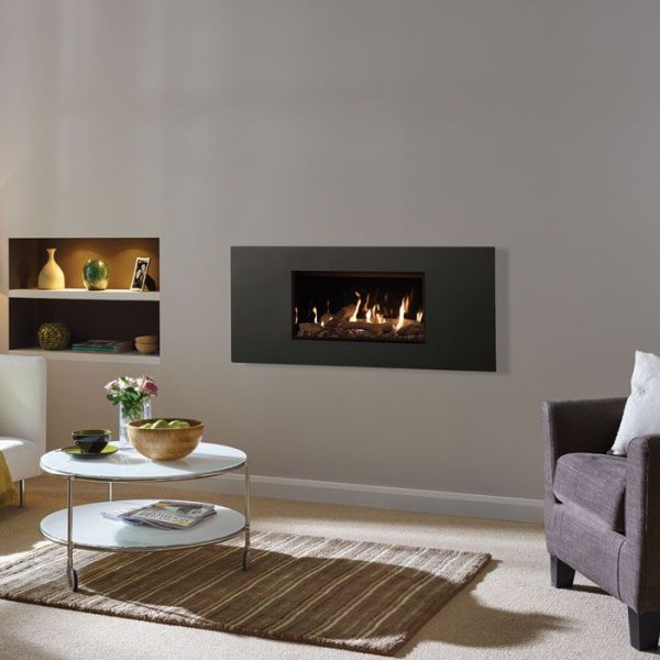 Gazco Studio 1 Glass Fronted Conventional Flue Gas/LPG