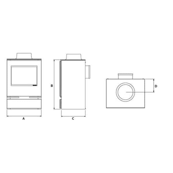 Gazco Vision Medium Conventional Flue Gas/LPG