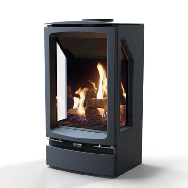 Gazco Vogue Midi T (3 sided) Balanced/Conventional Flue Gas/LPG