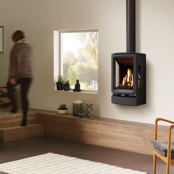 Gazco Vogue Midi T Wall Mounted (3-Sided) Balanced Flue Gas/LPG