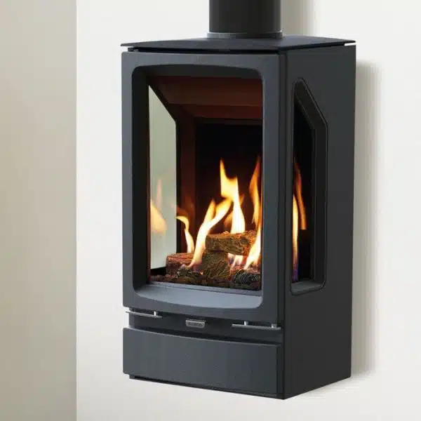 Gazco Vogue Midi T Wall Mounted (3-Sided) Balanced Flue Gas/LPG - Image 3