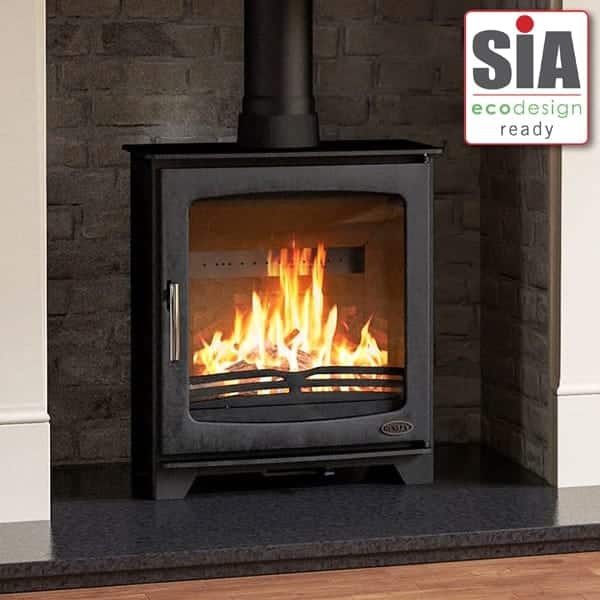 Henley Hazelwood 5 Landscape Wood Burning Stove - Logburners