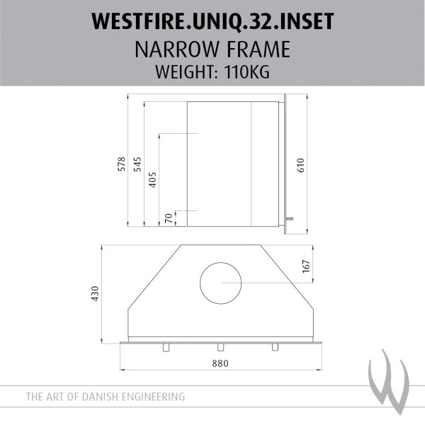 Uniq 32 SE Inset Glass Front