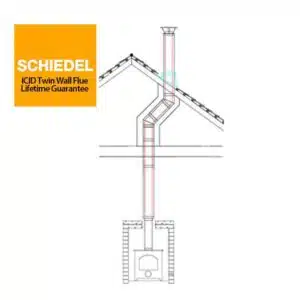 Internal Bungalow Flue System Top Exit
