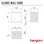 Glance wall hung