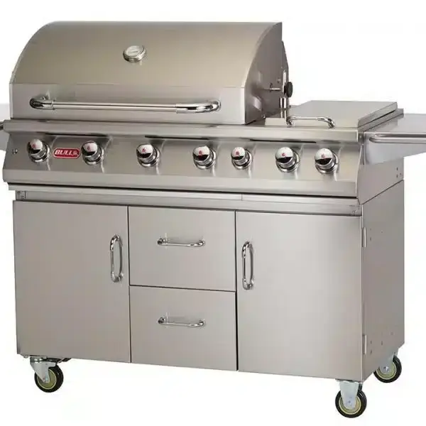 Bull 7 burner 120cm grill cart