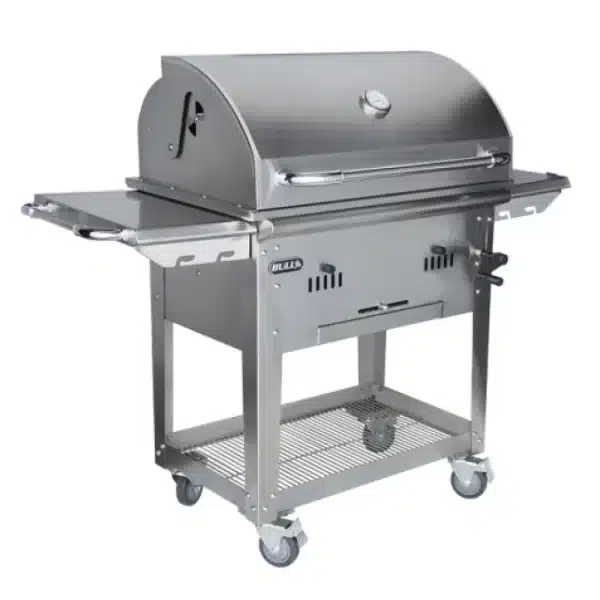 bull bison 80cm charcoal grill cart