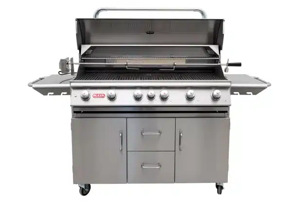 Bull BBQ Diablo Cart Gas BBQ with Lights System and Rotisserie Kit - 6 Burners - Image 3