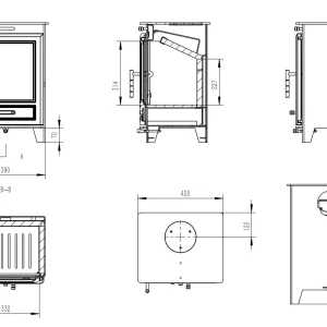 Henley Glenwood Multifuel Stove