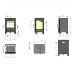 Henley Redwood Multi Fuel Stove