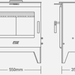 Esse 755 Woodburner Stove Dimensions