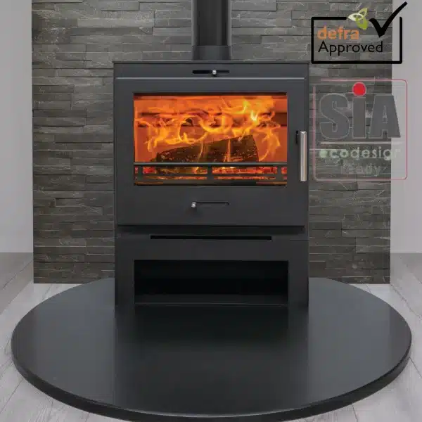 Pevex X40 Cube Xtrawide Freestanding Multifuel Stove