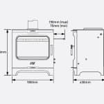 ESSE 775 F Dimensions