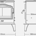 Esse 705 Woodburner Dimensions