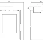40i Convector inset Dimensions