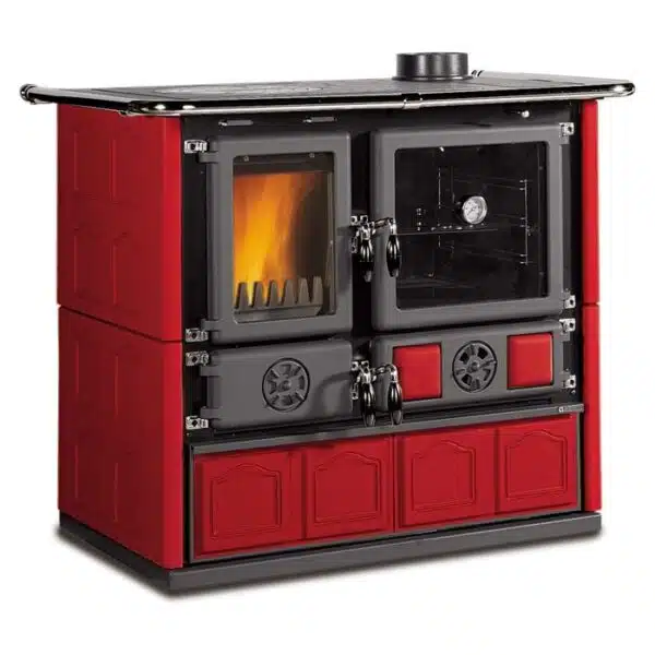 La Nordica Rosa Majollica Wood Burning Cooker