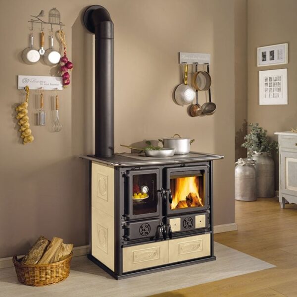 La Nordica Rosa Sinistra Reverse Wood Burning Cooker