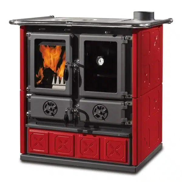 La Nordica Rosetta BII Maiolica Wood Burning Cooker - Image 2