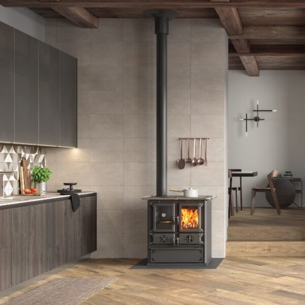 La Nordica Rosetta Sinistra 5.0 Steel Wood Burning Cooker