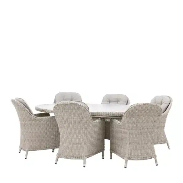 Gallery Holton 6 Seater Oval Dining Set